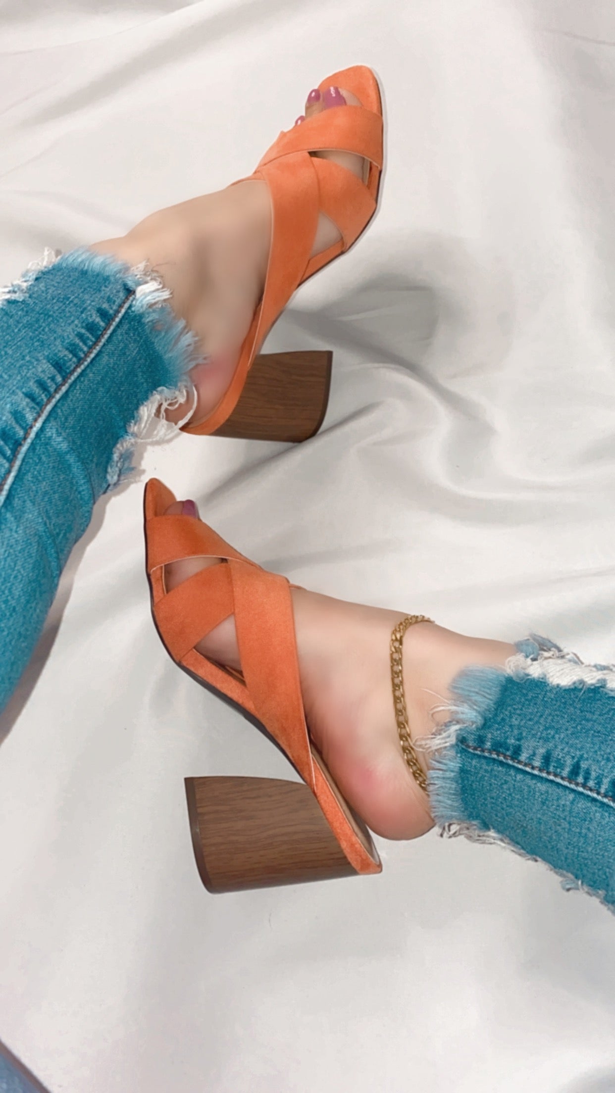 IMG_4628 Dalilah Heel - Coral - Image 1