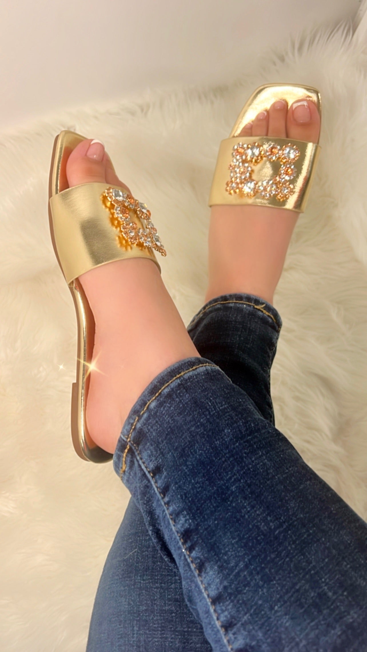 image_8bdc0075-f317-44f5-8eef-64c4d1e56f3a Kimmy Sandals - Gold - Image 1