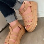 Kessy Platfom Sandal - Nude