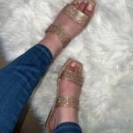 Irene Sandal - Rose Gold